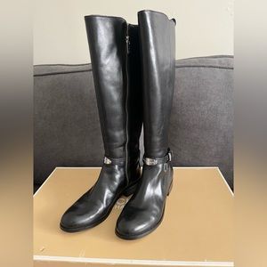 Michael Kors Leather Wide Calf Boots